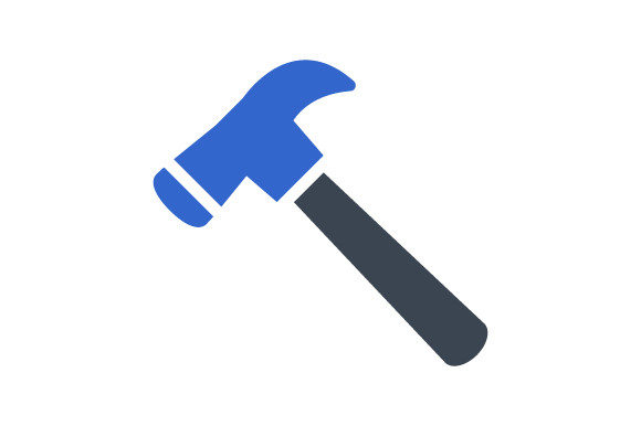 Hammer, Construction Tool Icon: A Versatile Design Element for Your Projects