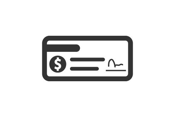 Issuing a Cheque Icon: A Versatile and Stylish Design Element for Your Projects