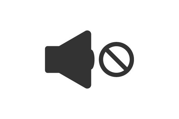 Mute, No Sound Icon: A Versatile Design Asset