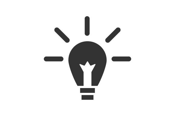 Unlock Creativity with Bulb, Idea Icon