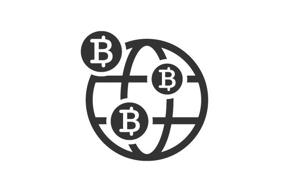 Worldwide Bitcoin Icon: A Versatile and Distinct Design Element